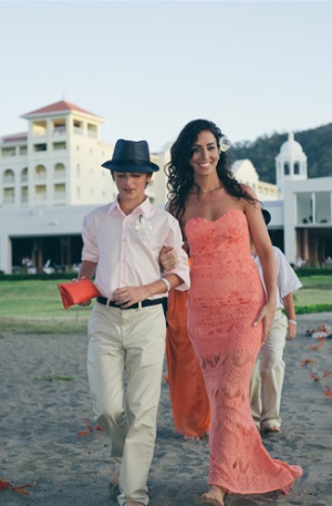 Costa Rica Destination Wedding, RIU Palace Costa Rica, Beach Wedding couple