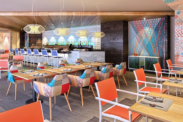 Fresh fish, bright colours and fun atmosphere in the Sushi restaurant at CHIC by Royalton Resorts in Punta Cana