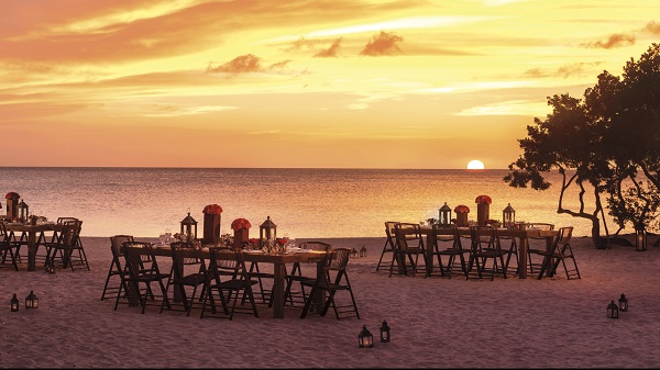 Ritz Carleton Aruba - Sunset Reception
