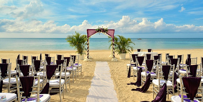iberostar grand rose hall wedding beach