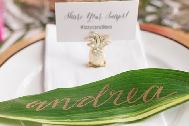 Pinapple Placecard Holders