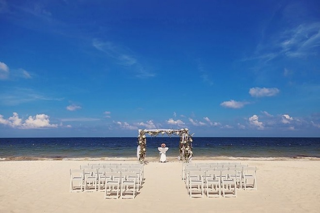 Royalton Riviera Cancun Destination Wedding - Beach Location