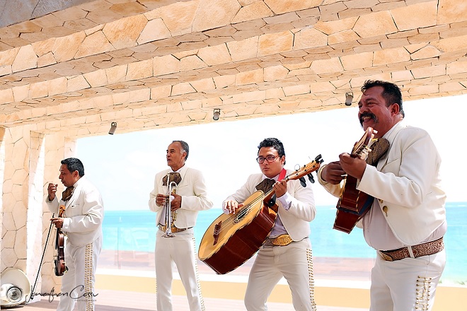 Royalton Riviera Cancun Destination Wedding - Mariachi Band