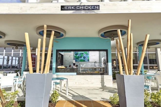 9 - Jerk Chicken Station