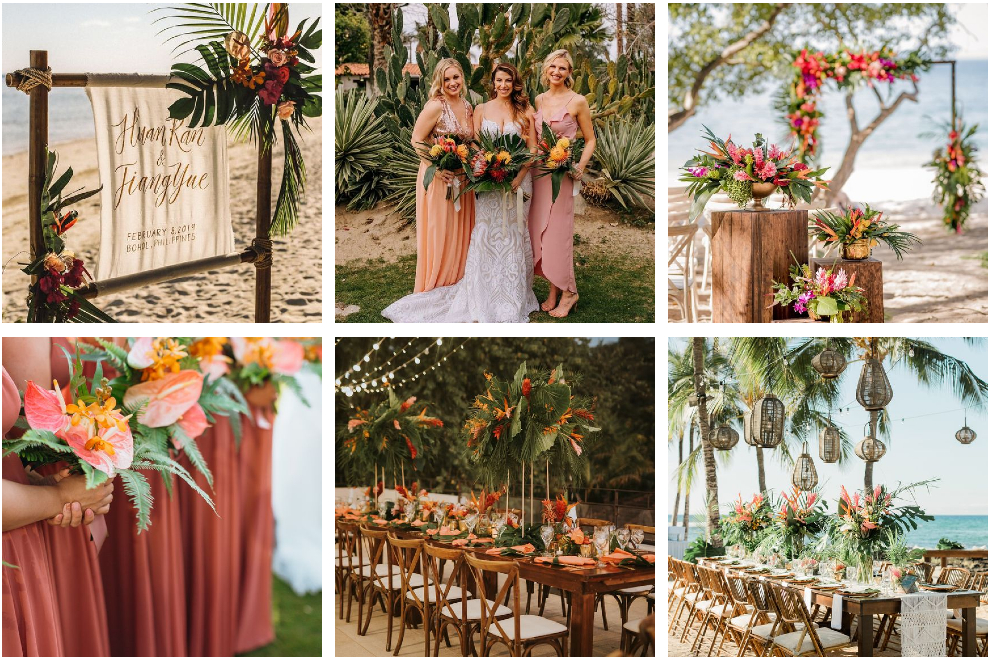 Tropical Wedding theme 