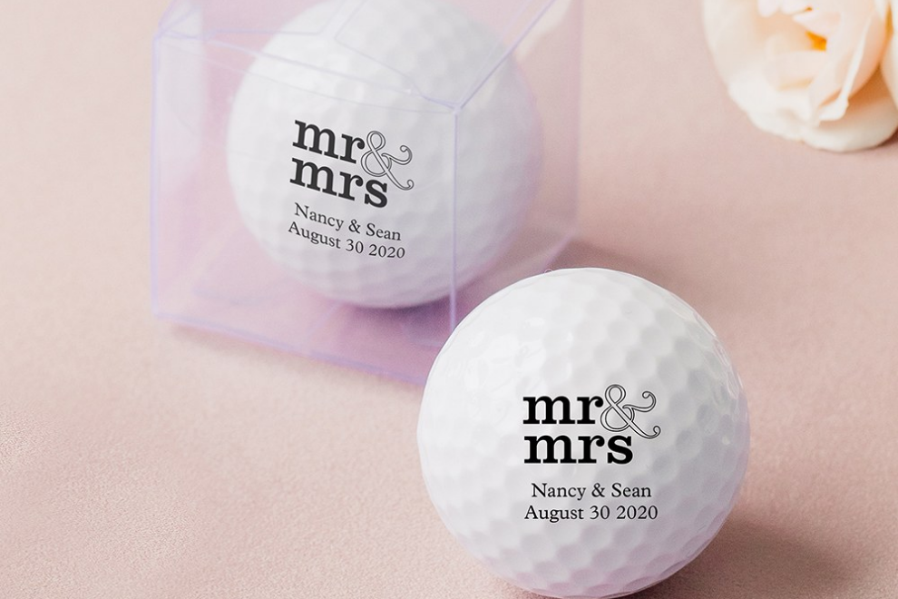Holiday gift guide - monogrammed golf balls