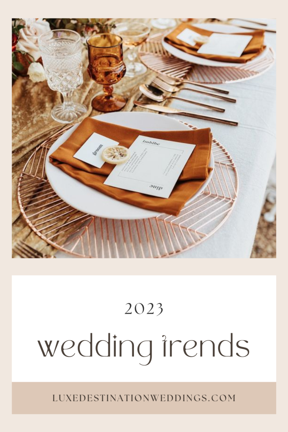 2023 trends to consider for your destination wedding