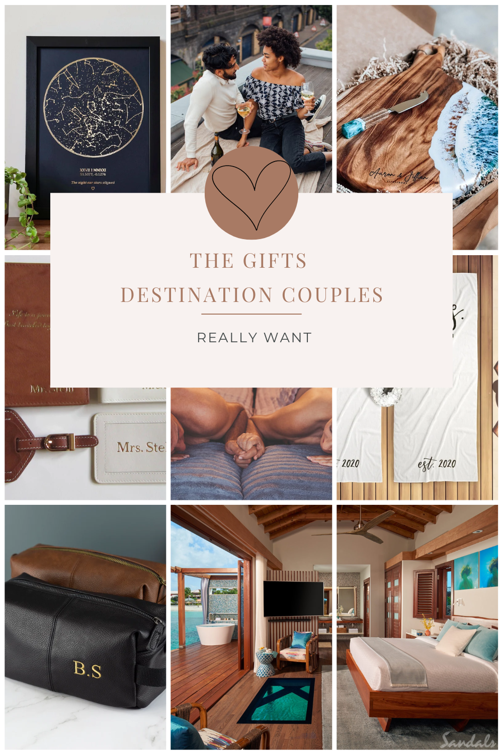 The Gifts Couples Really Want, Destination Wedding Gift Guide 