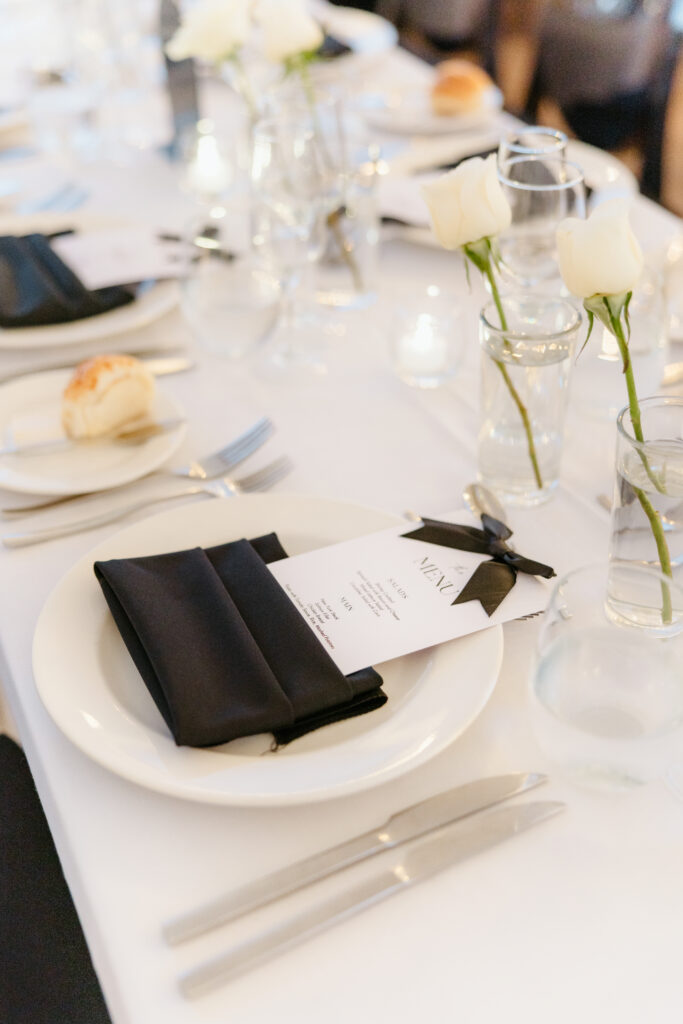 Black and White Wedding 