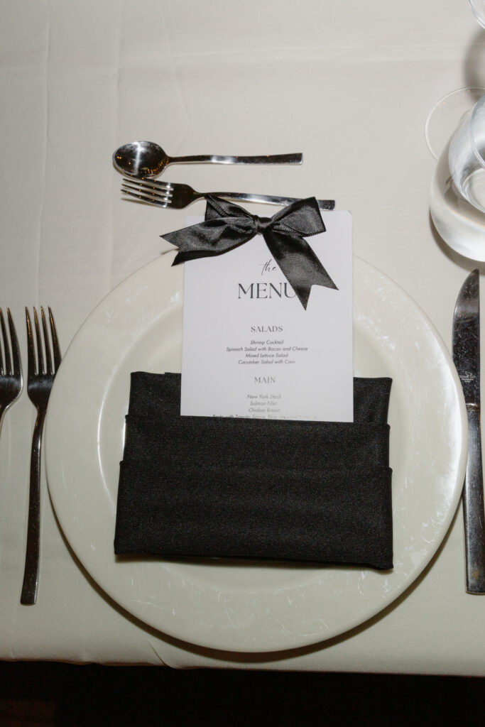 Black and White Wedding 