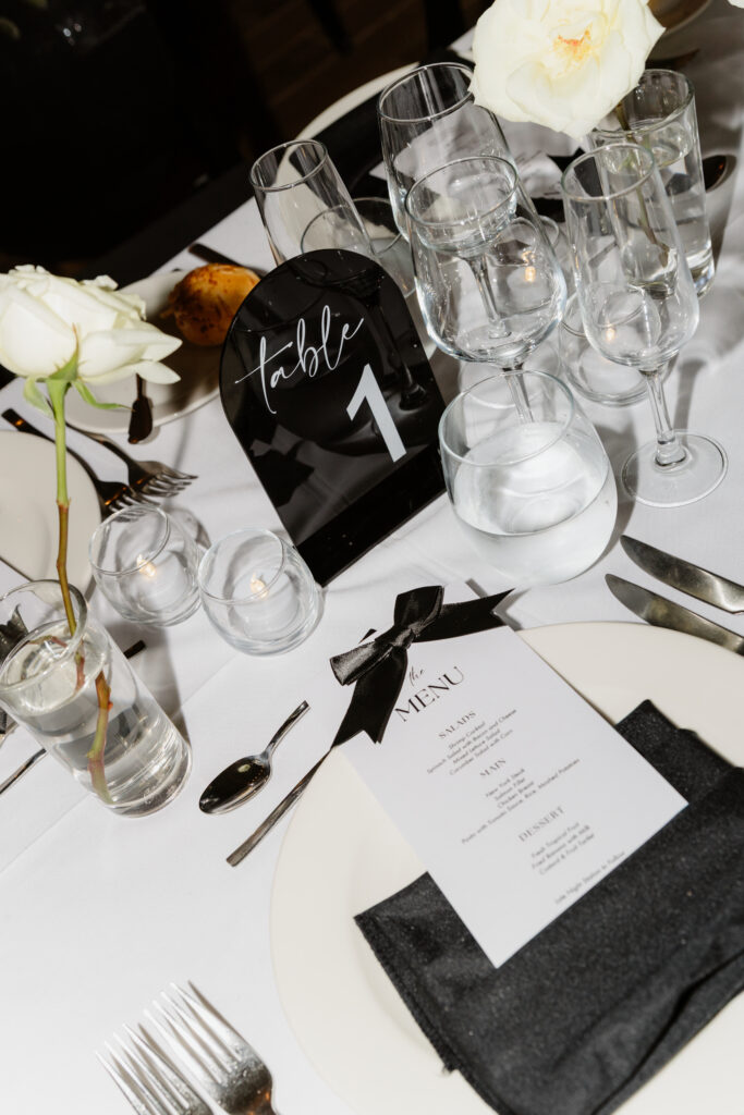 Black and White Wedding 