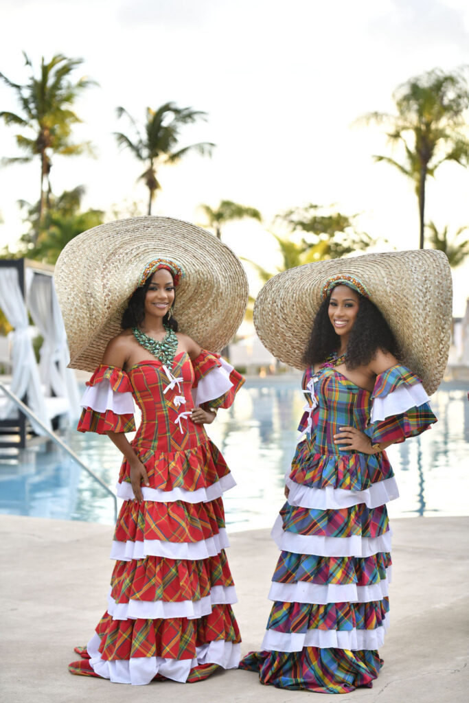 Traditional St Lucian ladies at the Global Pitons Awards 2026