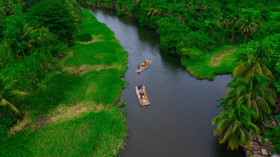 Experiencing the local activities and excursions offered to travel clients such as bamboo rafting in St Lucia