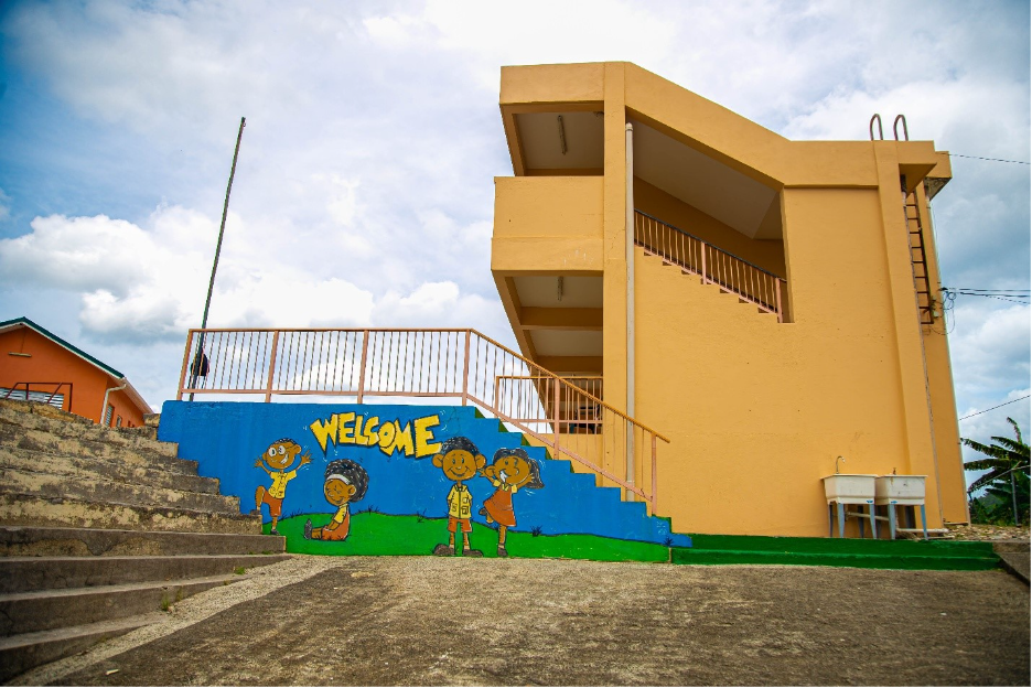 Visiting a school and spending the day with the children in St Lucia with the St Lucia Tourism Authority