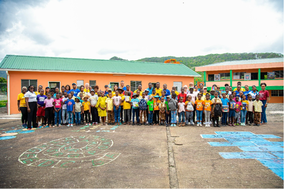 Visiting a school and spending the day with the children in St Lucia with the St Lucia Tourism Authority