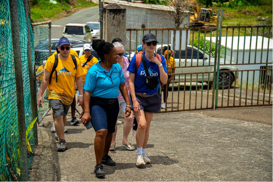 Visiting a school and spending the day with the children in St Lucia with the St Lucia Tourism Authority